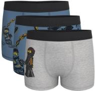 Lego Wear Boxershorts 3er-Pack, Grey Melange, 92-98