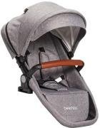 Beemoo Maxi 4 Twin Geschwistersitz, Grey Melange/Black