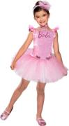 Barbie Ballerina Kostüm mit Haarband, 7-8 Jahre