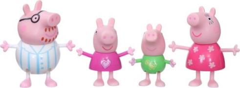 Peppa Wutz Figurenset 4er-Pack Peppas Familie Pyjama