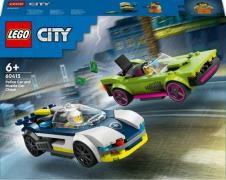 LEGO City 60415 Verfolgungsjagd mit Polizeiauto und Muscle Car