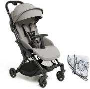 Beemoo Easy Fly Lux 4 Buggy inkl. Regenschutz, Stone Grey