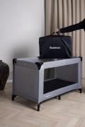 Beemoo CARE Reisebett inkl. Matratze, Grey/Black