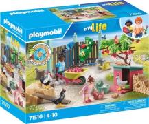 Playmobil 71510 My Life Bausatz Kleine Hühnerfarm im Tiny Haus Garten