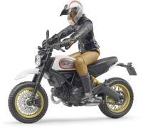 Bruder Ducati Scrambler Desert Sled Mit Fahrer