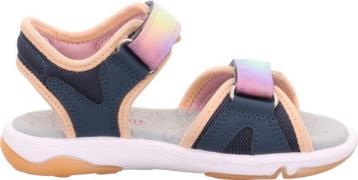Superfit Pebbles Kinder Sandalen, Blau/Orange, 26
