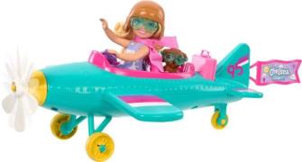 Barbie Chelsea-Puppe Can Be Spielset mit Flugzeug