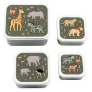 A Little Lovely Company Lunchbox-Set, Savanna