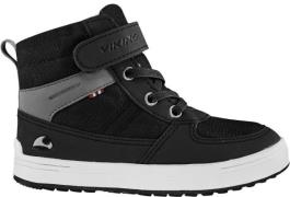 Viking Lucas Mid Jr WP Winterstiefel, Black/Grey, 31