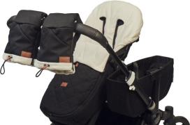 Najell Handwärmer für Kinderwagen, Matte Black