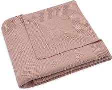 Jollein Strick-Decke Cozy, Wild Rose