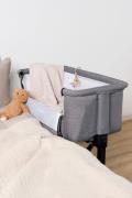 Moweo RIVER Mini Beistellbett, Dunkelgrau