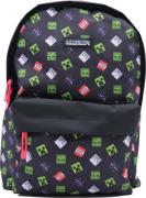 Minecraft American Kinder Rucksack 17L, Schwarz