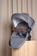 Beemoo Maxi 4 Twin Geschwistersitz, Grey Melange/Black