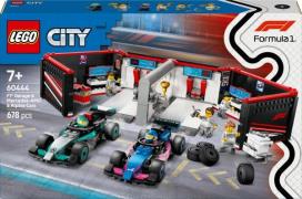 LEGO City 60444 F1 Garage mit Mercedes-AMG &  Alpine Rennautos