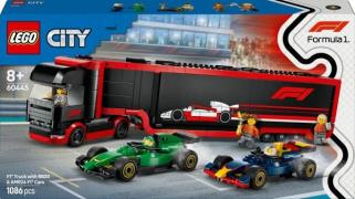 LEGO City 60445 F1 Transporter mit RB20 &  AMR24 F1 Rennautos