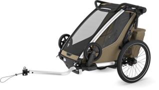 Thule Chariot Cross 1 Fahrradanhänger, Khaki G3