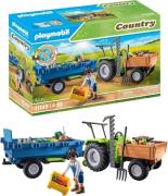 Playmobil 71249 Spielset Country Traktor mit Hänger