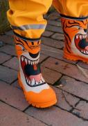 Viking Jolly Print Gummistiefel, Orange, 25, Kindergummistiefel, Kinde...
