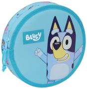 Bluey Rundes Federmäppchen, Hellblau