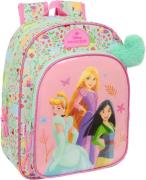 Disney Prinzessinnen Small Kinder Rucksack 10L Bloom, Türkis/Rosa
