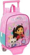 Gabby's Dollhouse Mini Trolley Reisekoffer 6L Party, Hellrosa