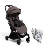 Beemoo Easy Fly Lux 4 Buggy inkl. Regenüberzug, Gull Grey