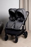 Beemoo Pro Twin 2 Geschwisterwagen, Mocha Grey