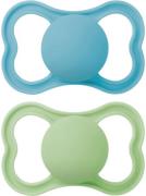 MAM Air Silikon Schnuller 6-16m, Blau