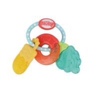 Nuby Icy Bite Sweets Beißring, Yellow/Turqoise/Red