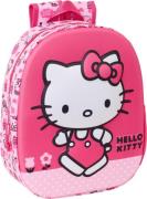 Hello Kitty 3D Kinder Rucksack 8.5L, Rosa