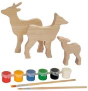 Egmont Toys DIY-Set Malen Rehfamilie